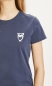 Preview: ROSA owl print basic tee - T-Shirt - navy